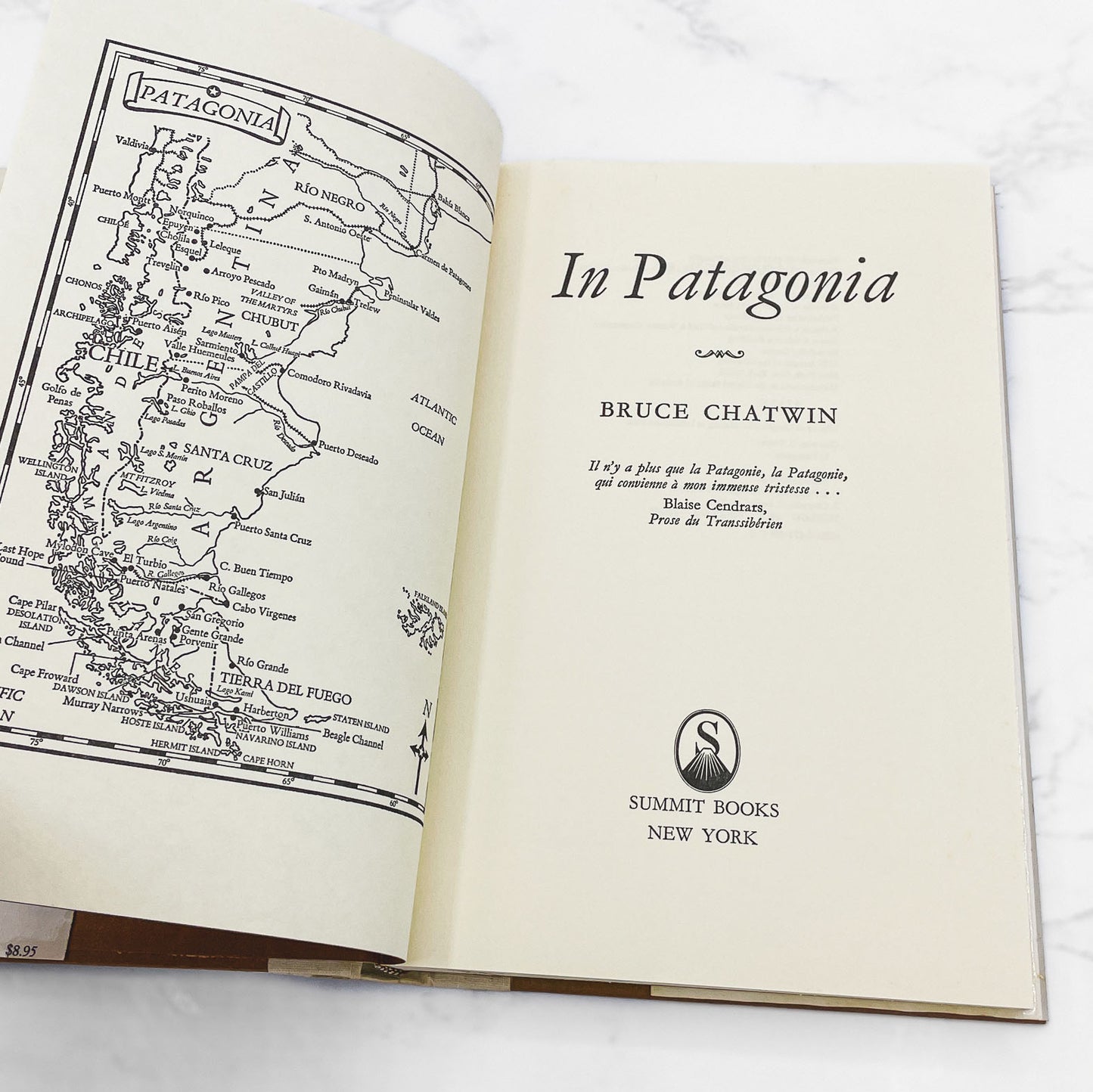 In Patagonia by Bruce Chatwin [FIRST EDITION] 1977 • Summit Books
