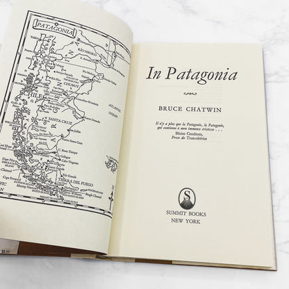 In Patagonia by Bruce Chatwin [FIRST EDITION] 1977 • Summit Books