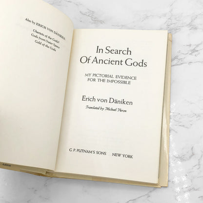 In Search of Ancient Gods by Erich von Däniken [1973 HARDCOVER] G.P. Putnam's Sons