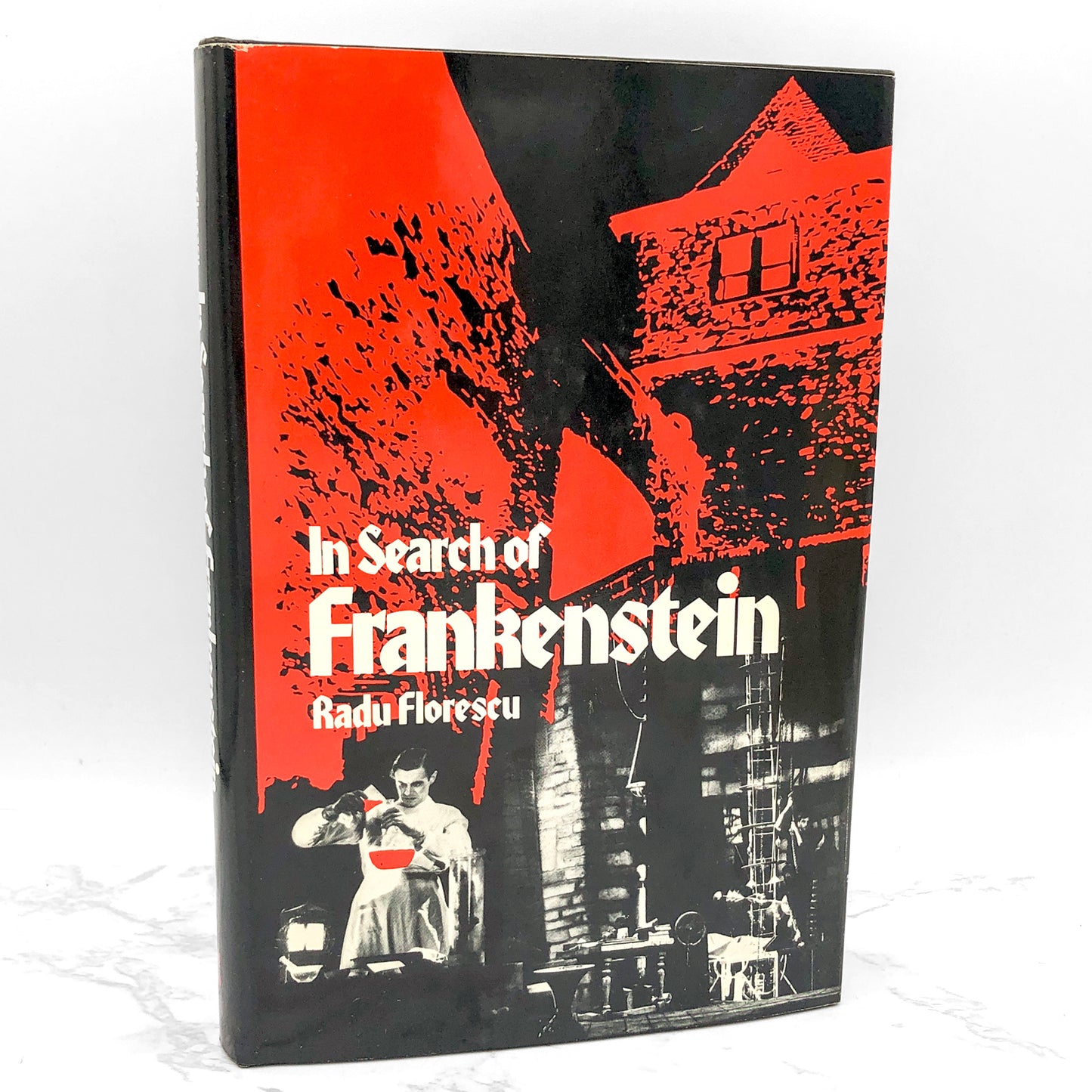 In Search of Frankenstein by Radu R. Florescu [1975 HARDCOVER] • New York Graphic Society