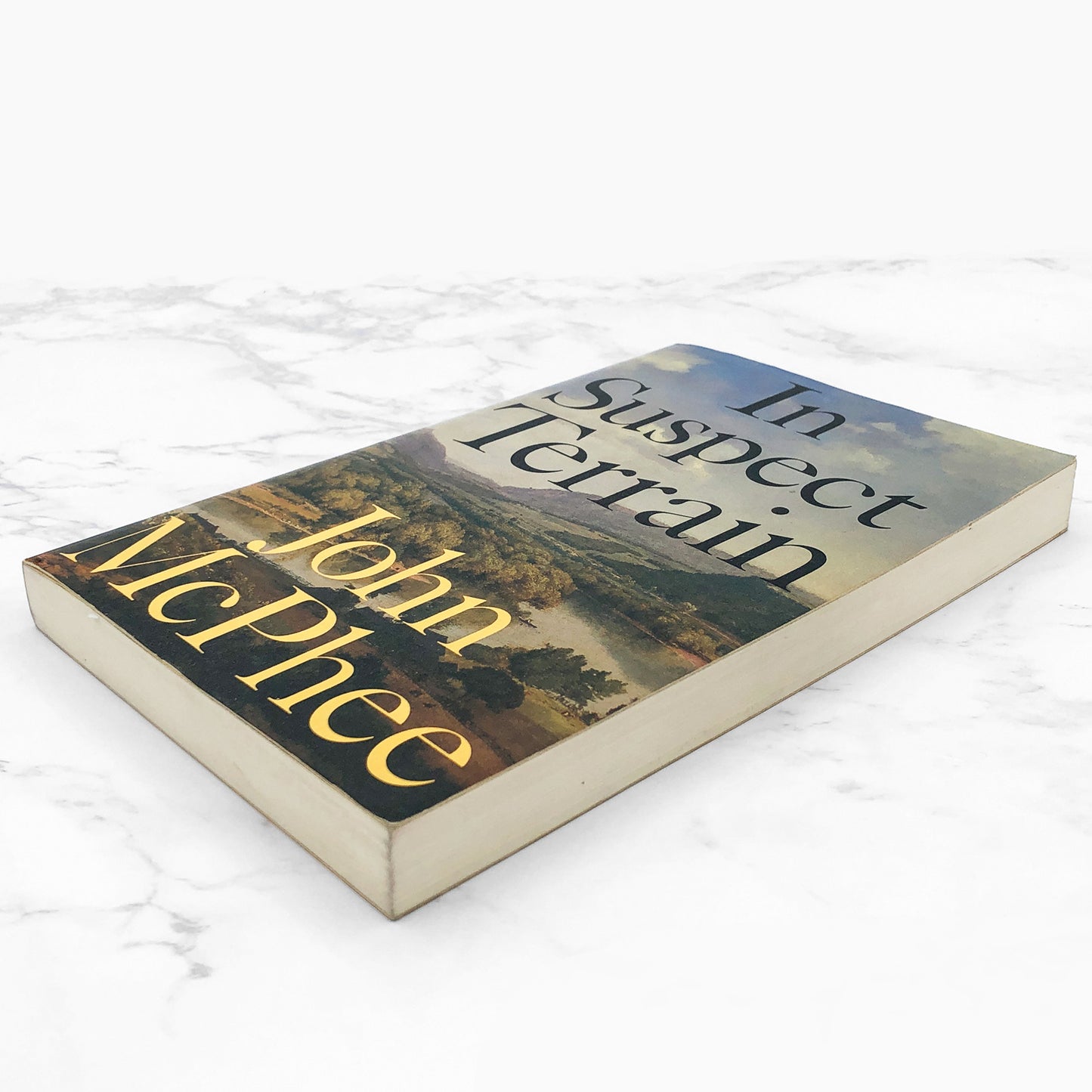 In Suspect Terrain by John McPhee [FIRST PAPERBACK PRINTING] 1983 • Farrar Straus Giroux