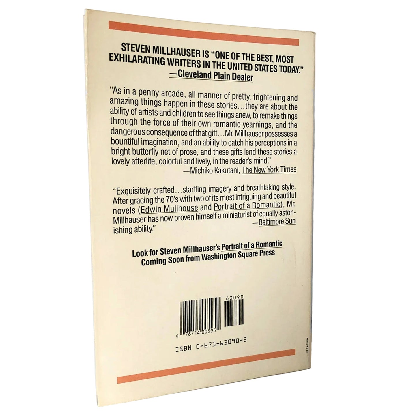 In the Penny Arcade by Steven Millhauser [FIRST PAPERBACK PRINTING] 1987 • Washington Sq.
