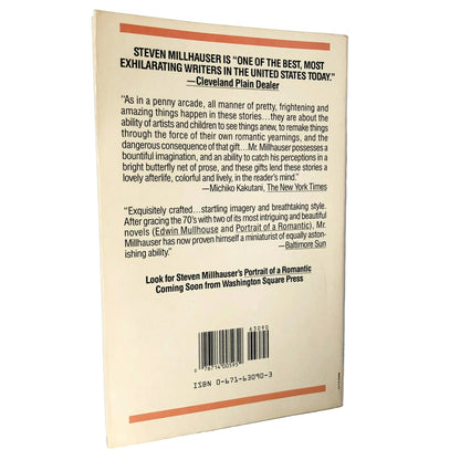 In the Penny Arcade by Steven Millhauser [FIRST PAPERBACK PRINTING] 1987 • Washington Sq.