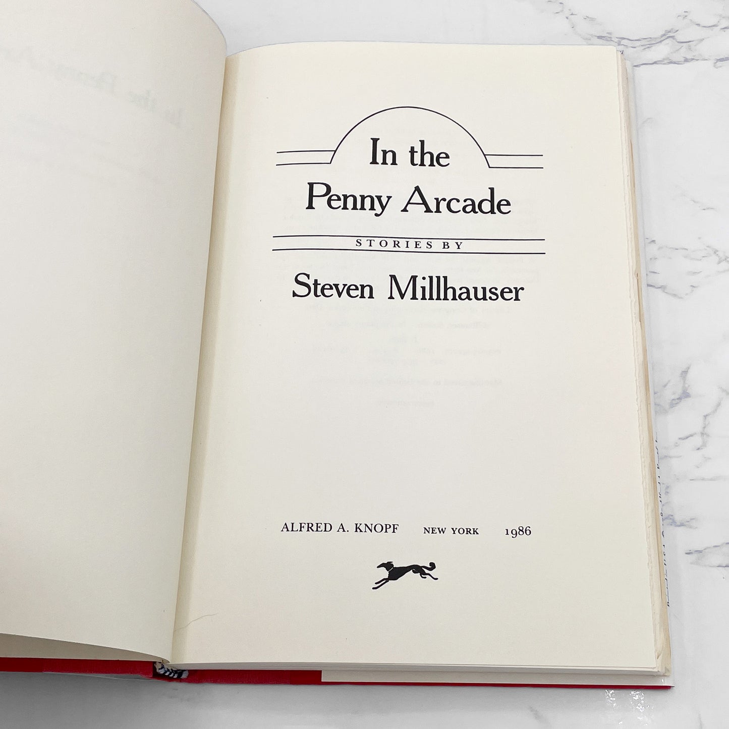 In the Penny Arcade by Steven Millhauser [FIRST EDITION • FIRST PRINTING] 1985 • Knopf