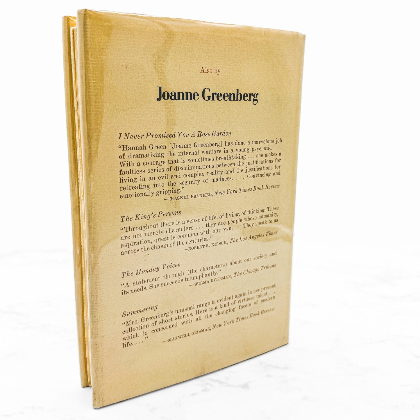In This Sign by Joanne Greenberg SIGNED! [FIRST EDITION • FIRST PRINTING] 1970 • Holt Rinehart & Winston