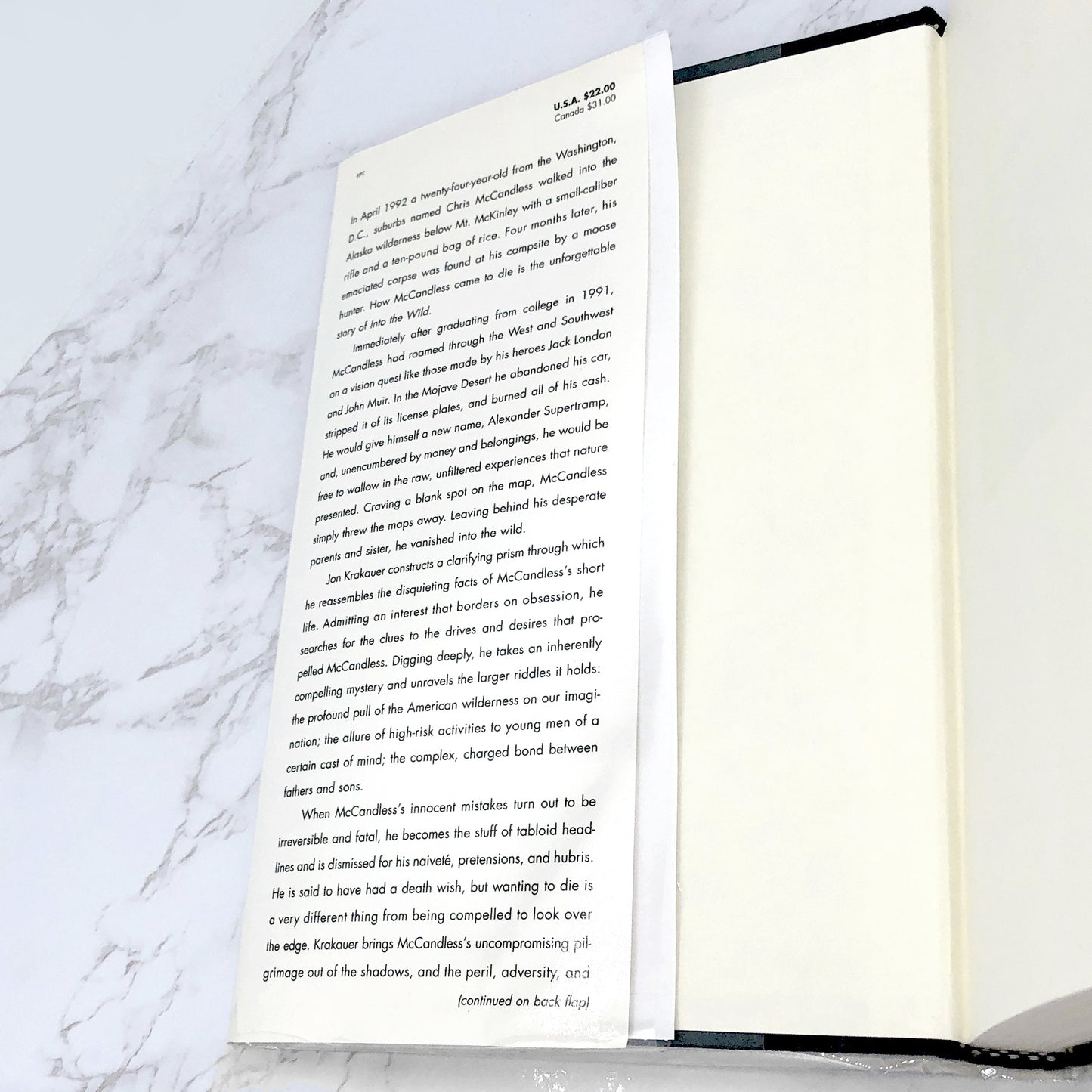 Into the Wild by Jon Krakauer [FIRST EDITION] 1996 • Villard