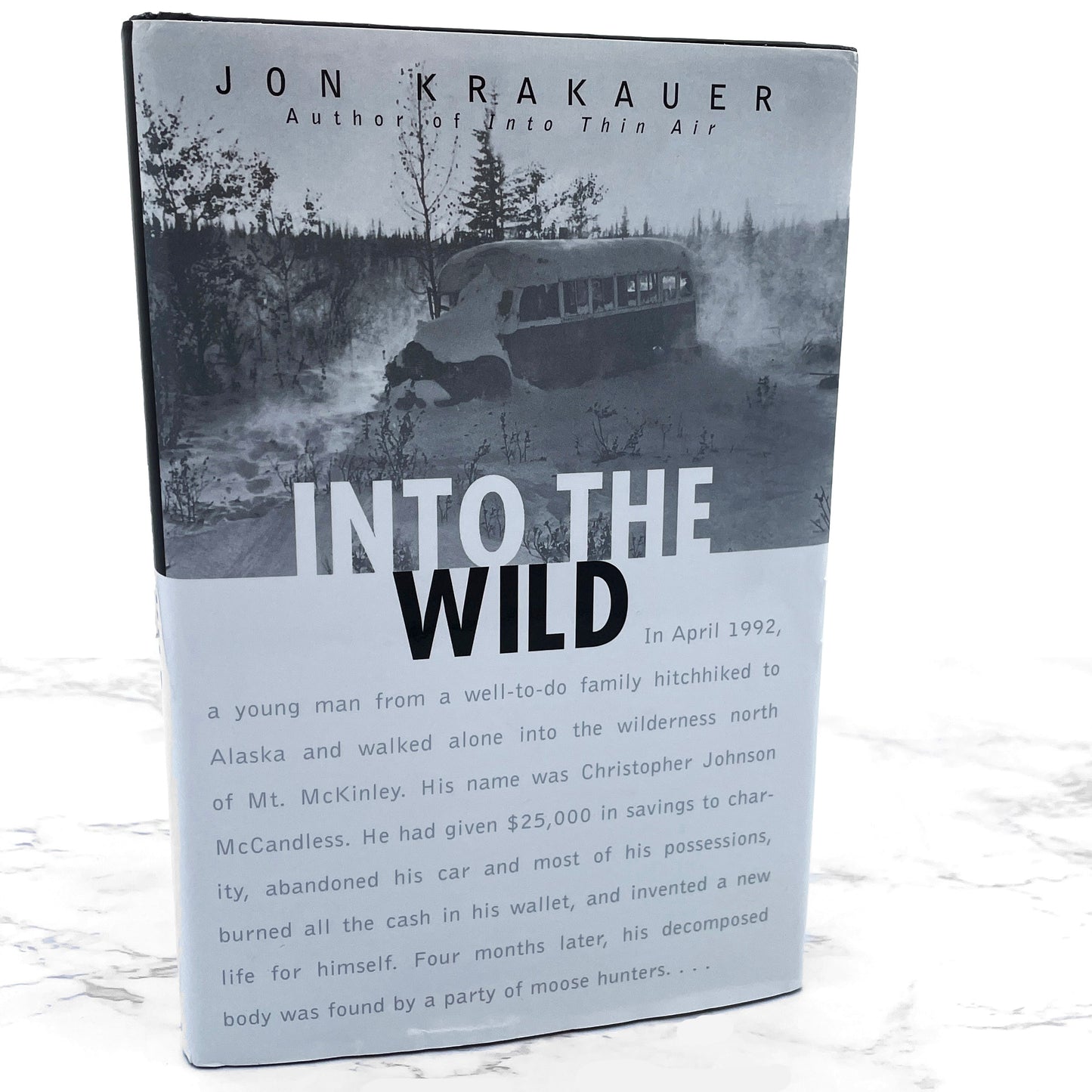 Into the Wild by Jon Krakauer [HARDCOVER RE-PRINT] 2008 • Villard