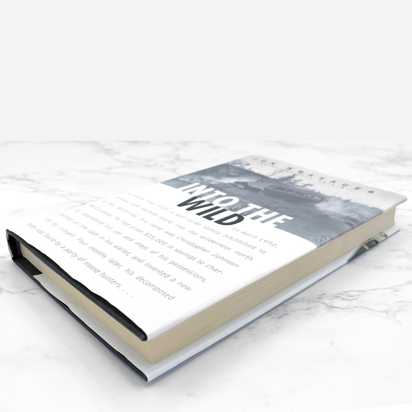 Into the Wild by Jon Krakauer [HARDCOVER RE-PRINT] 2008 • Villard