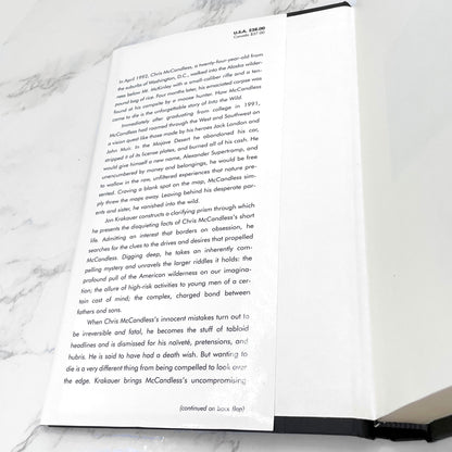 Into the Wild by Jon Krakauer [HARDCOVER RE-PRINT] 2008 • Villard