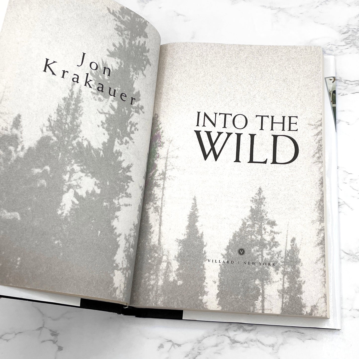 Into the Wild by Jon Krakauer [HARDCOVER RE-PRINT] 2008 • Villard