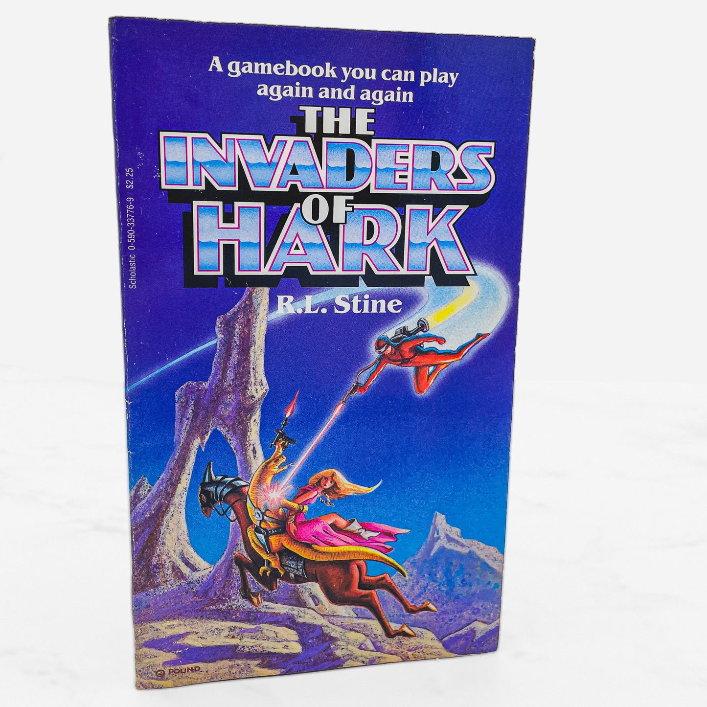 The Invaders of Hark by R.L. Stine [FIRST EDITION PAPERBACK] 1985 • Scholastic