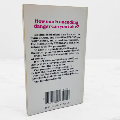 The Invaders of Hark by R.L. Stine [FIRST EDITION PAPERBACK] 1985 • Scholastic