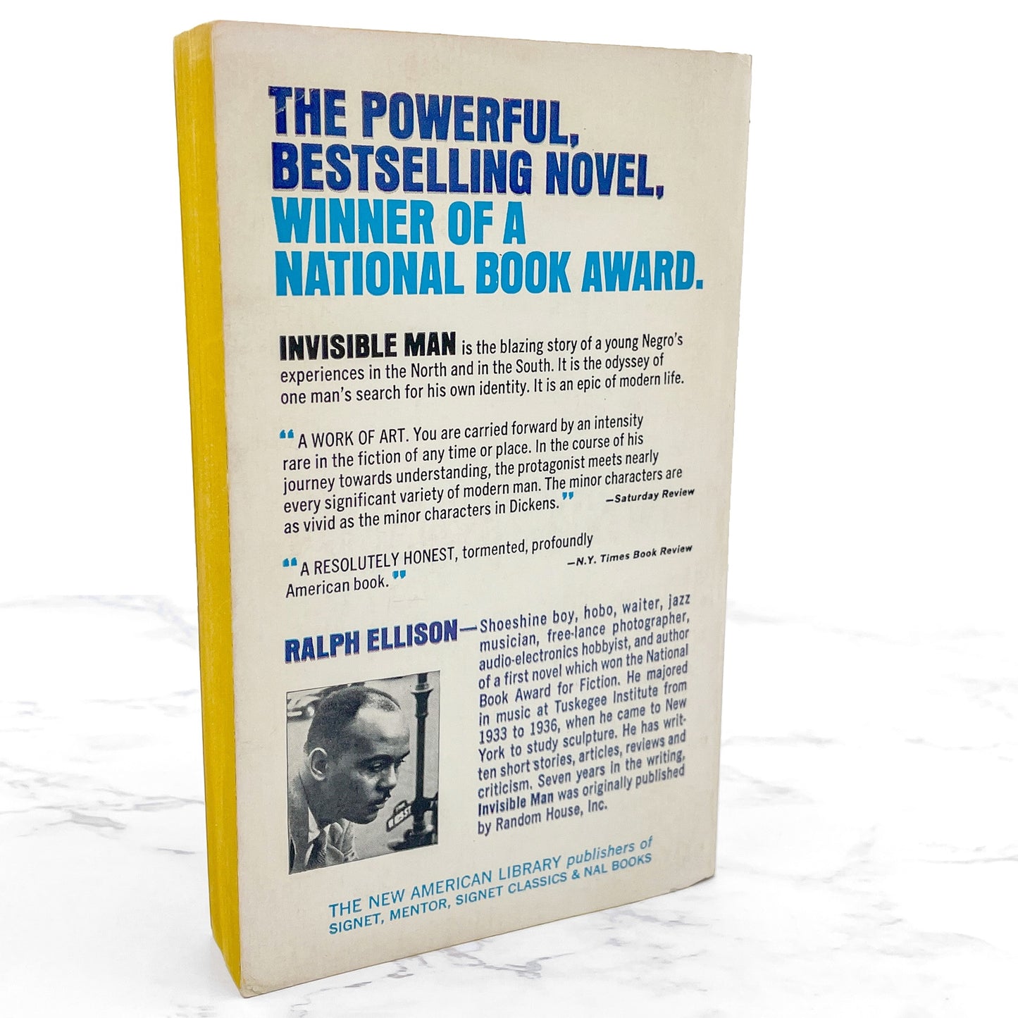 Invisible Man by Ralph Ellison [1952 PAPERBACK] Signet • 21st Printing