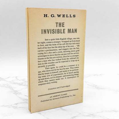 The Invisible Man by H.G. Wells [1964 PAPERBACK] • Airmont
