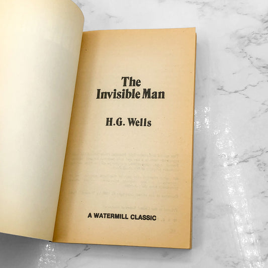 The Invisible Man by H.G. Wells [1980 PAPERBACK] • Watermill Classics