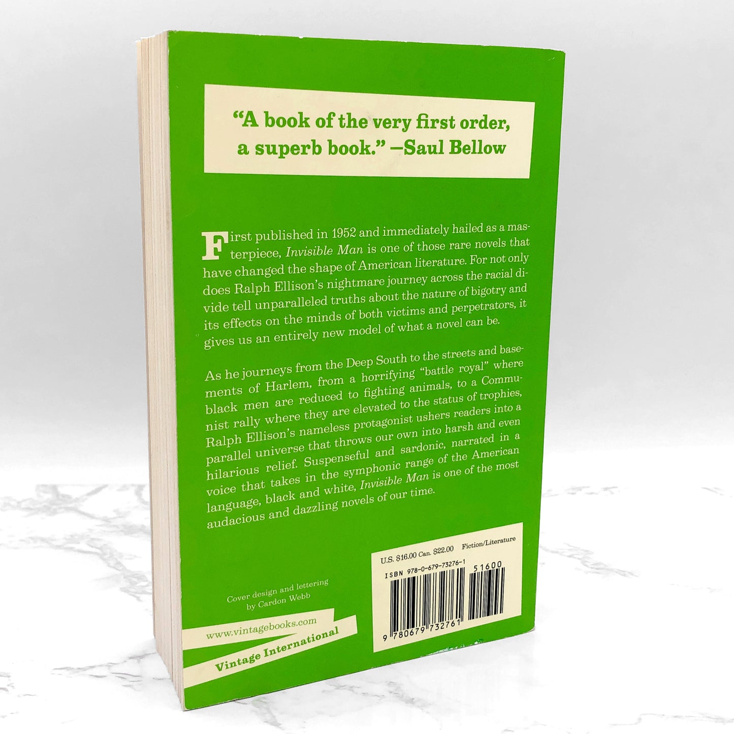 Invisible Man by Ralph Ellison [TRADE PAPERBACK] 2012 • Vintage International