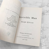 Invisible Man by Ralph Ellison [TRADE PAPERBACK] 2012 • Vintage International