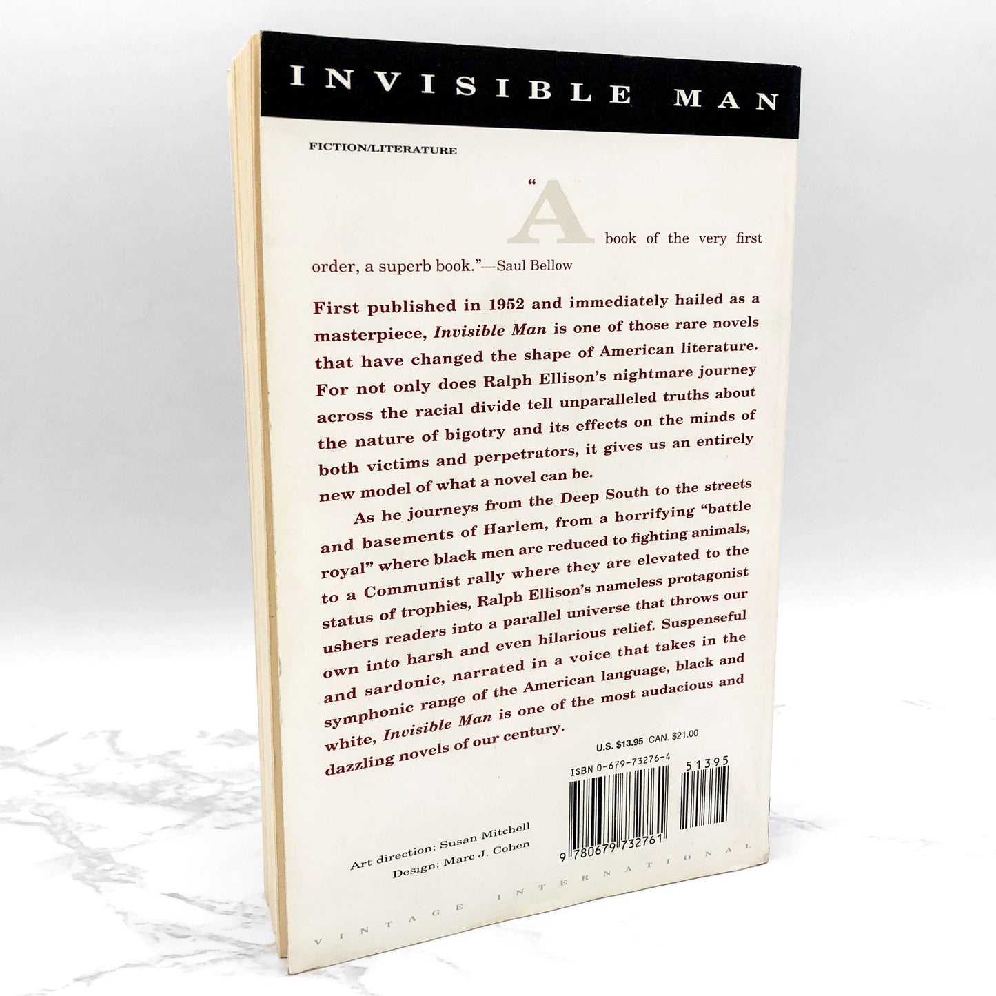 Invisible Man by Ralph Ellison [TRADE PAPERBACK] 1995 • Vintage International