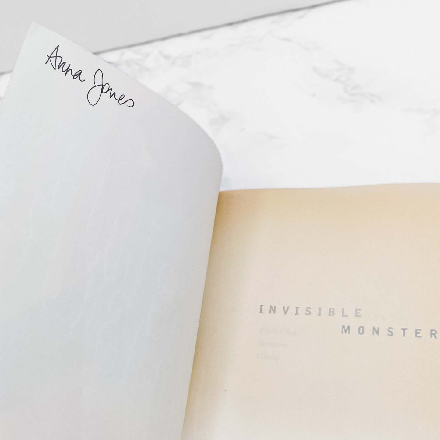 Invisible Monsters by Chuck Palahniuk [FIRST EDITION] 1999 • W.W. Norton & Co.