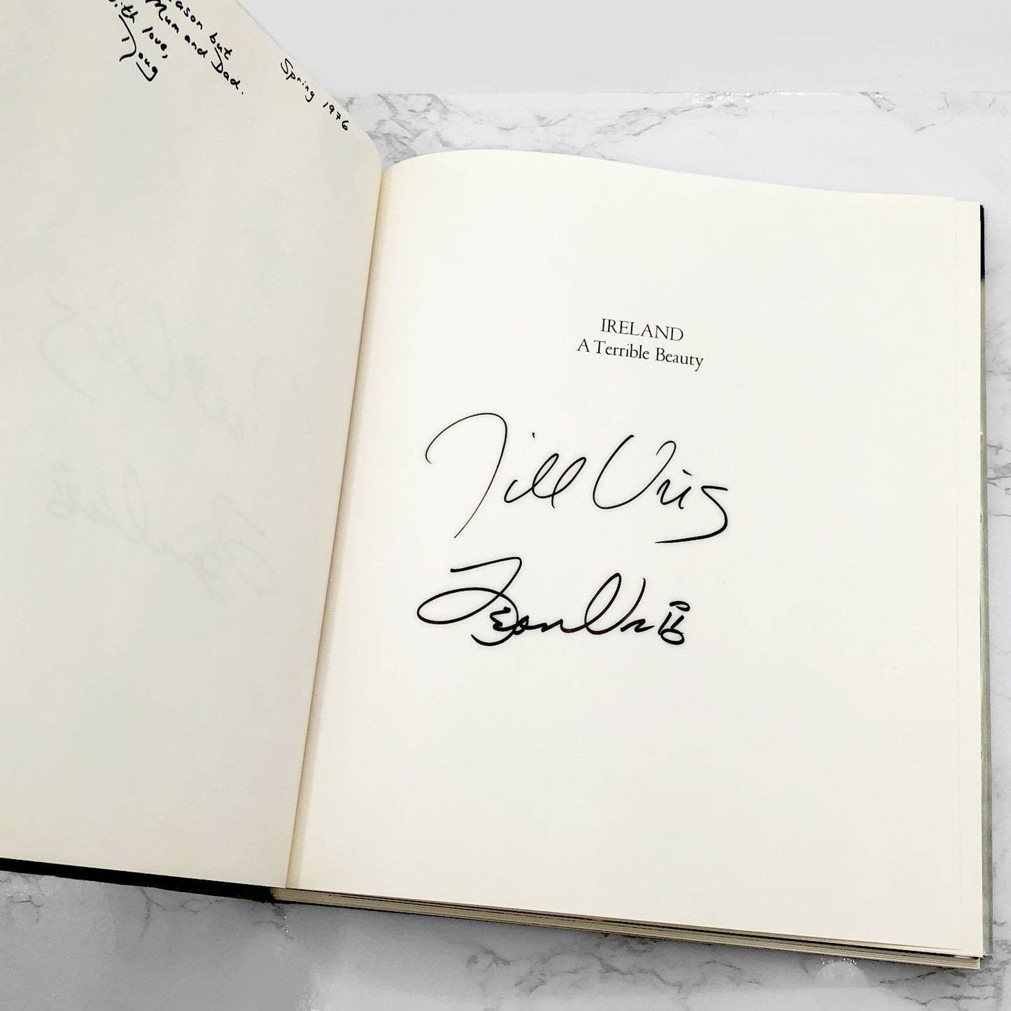 Ireland: A Terrible Beauty by Leon Uris & Jill Uris SIGNED! x2 [FIRST EDITION] 1976 • Doubleday & Co.