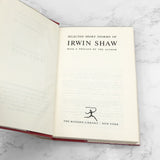Selected Short Stories of Irwin Shaw [FIRST EDITION] 1961 • The Modern Library