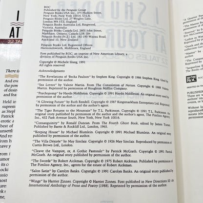 I Shudder at Your Touch: 22 Tales of Sex & Horror edited by Michele Slung [1991 HARDCOVER] BCE • ROC