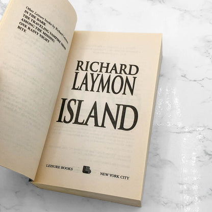 Island by Richard Laymon [2002 PAPERBACK] • Leisure Horror