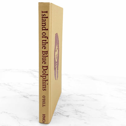 Island of the Blue Dolphins by Scott O'Dell [FIRST EDITION RE-PRINT] 62nd Printing • Houghton Mifflin