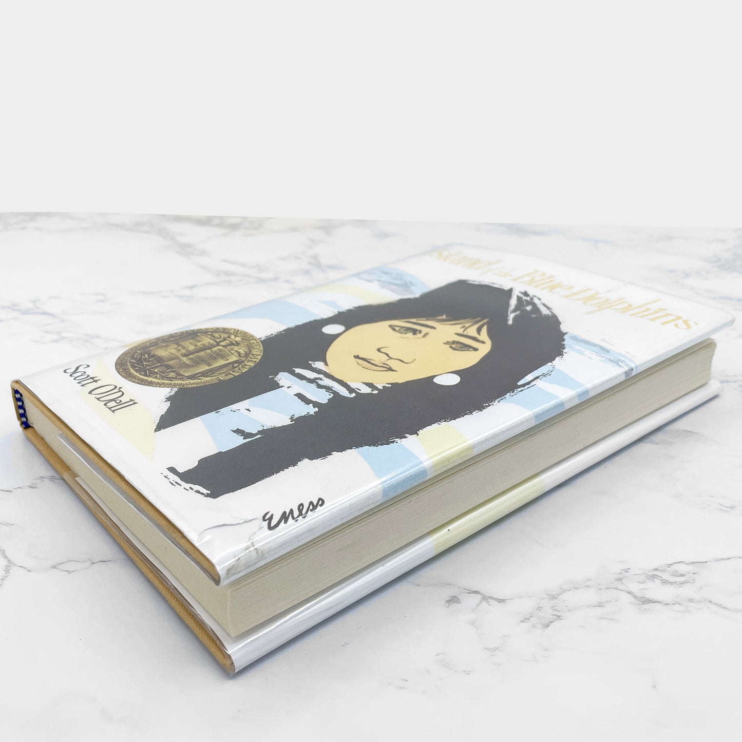 Island of the Blue Dolphins by Scott O'Dell [FIRST EDITION RE-PRINT] 62nd Printing • Houghton Mifflin