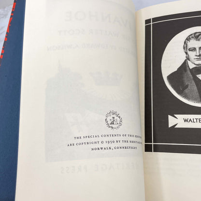 Ivanhoe by Walter Scott [ILLUSTRATED COLLECTOR'S EDITION] 1950 • The Heritage Press