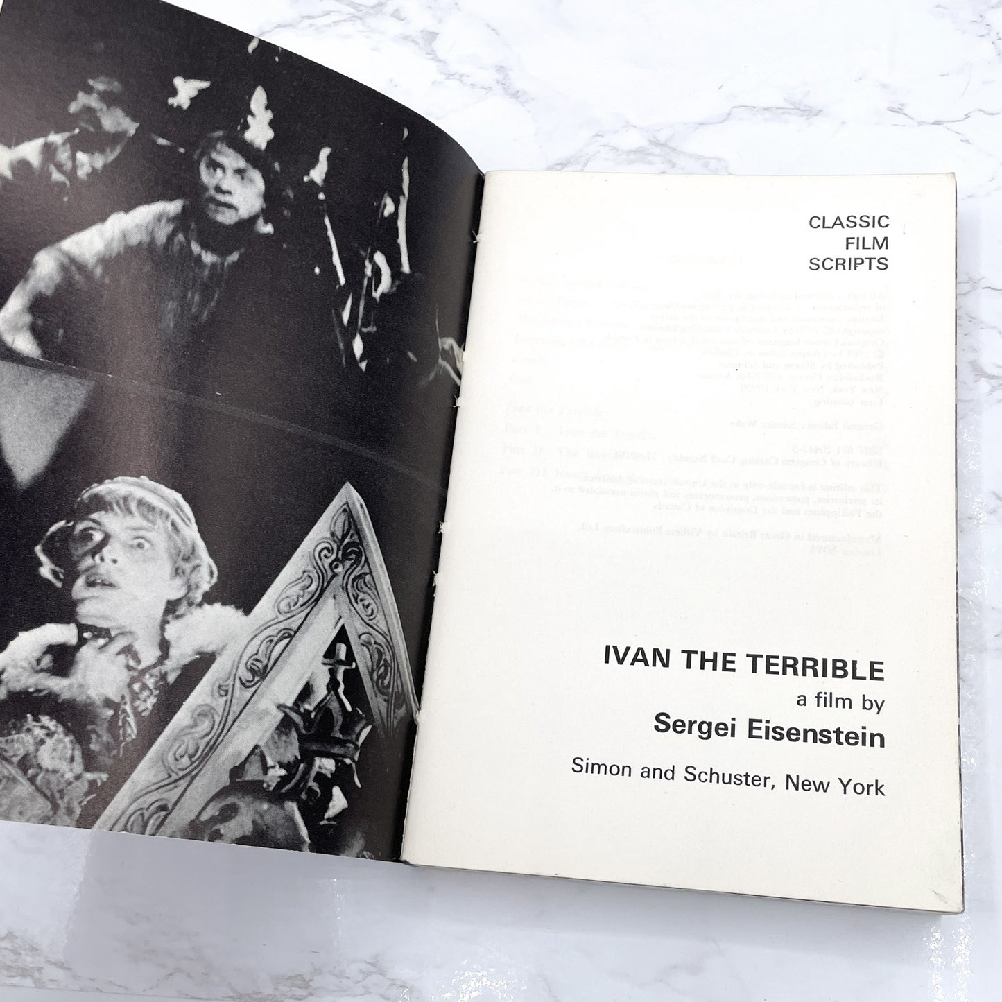 Ivan The Terrible by Sergei Eisenstein [U.S. FIRST EDITION • FIRST PRINTING] 1970 • Classic Film Scripts