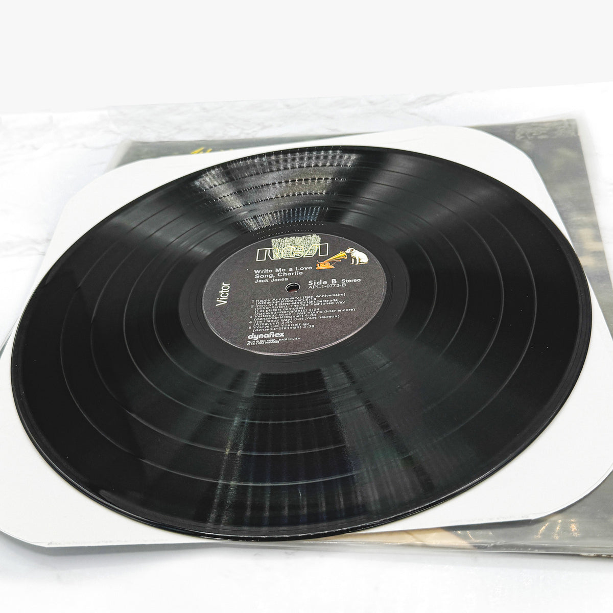 Jack Jones – Write Me A Love Song, Charlie SIGNED! [VINYL LP] 1975 • RCA Victor