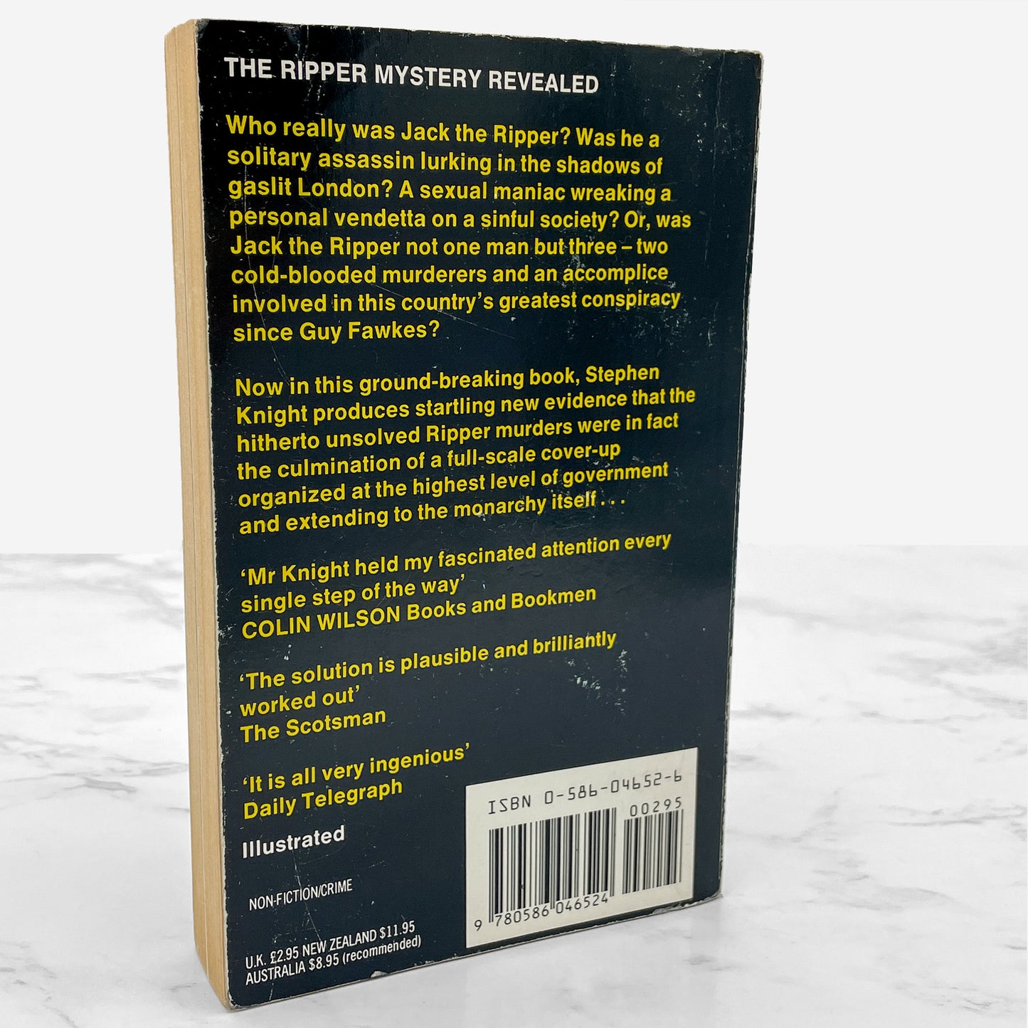 Jack the Ripper: the Final Solution by Stephen Knight [U.K. PAPERBACK] 1985 • Grafton Books