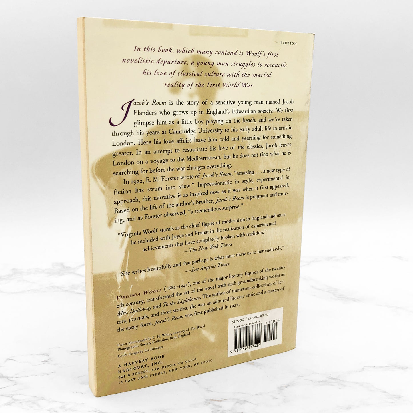 Jacob's Room by Virginia Woolf [TRADE PAPERBACK] 1995 • Harcourt