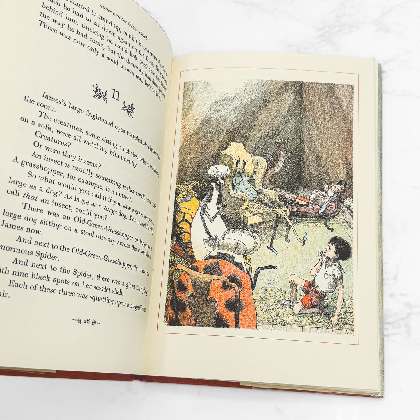 James and the Giant Peach by Roald Dahl [FIRST EDITION] 1961 • Knopf • Mint!