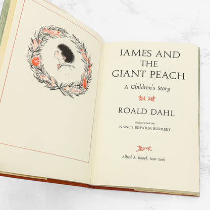 James and the Giant Peach by Roald Dahl [FIRST EDITION] 1961 • Knopf • Mint!