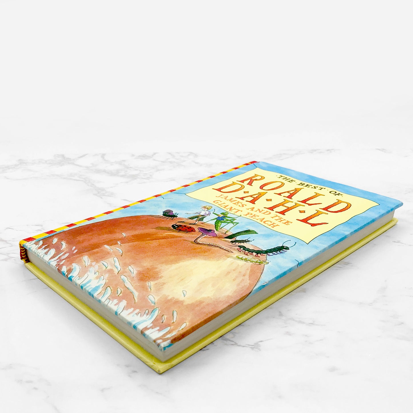 James and the Giant Peach by Roald Dahl [U.K. HARDCOVER] 1991 • Collins • Illustrated by Emma Chichester Clark