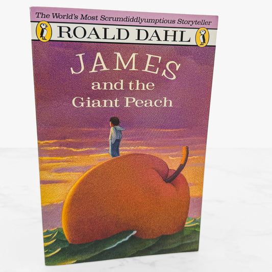 James and the Giant Peach by Roald Dahl [TRADE PAPERBACK] 1988 • Puffin Books • Mint!