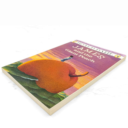 James and the Giant Peach by Roald Dahl [TRADE PAPERBACK] 1988 • Puffin Books • Mint!