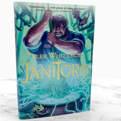 Janitors by Tyler Whitesides SIGNED! [FIRST EDITION • FIRST PRINTING] 2011 • Shadow Mountain