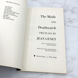 2 Plays: The Maids and Deathwatch by Jean Genet [TRADE PAPERBACK RE-ISSUE] 1994 • Grove Press