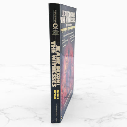 Jeane Dixon: The Witnesses by Denis Brian [FIRST PAPERBACK PRINTING] 1977 • Warner