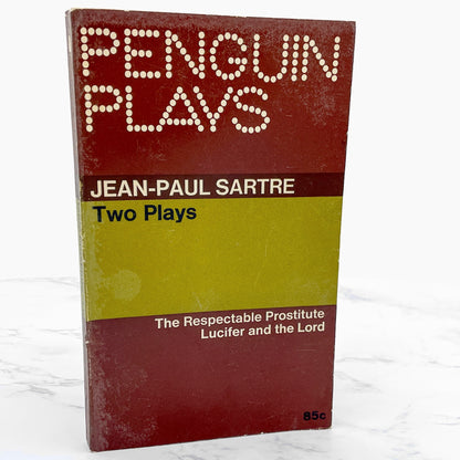 Two Plays: The Respectable Prostitute & Lucifer and the Lord by Jean-Paul Sartre [FIRST U.K. PAPERBACK PRINTING] 1963 • Penguin Books