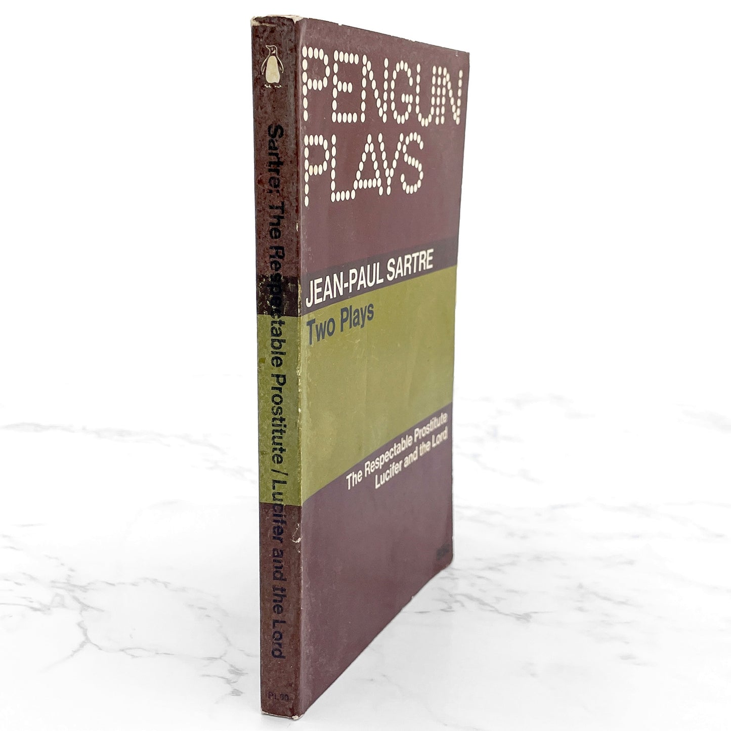 Two Plays: The Respectable Prostitute & Lucifer and the Lord by Jean-Paul Sartre [FIRST U.K. PAPERBACK PRINTING] 1963 • Penguin Books
