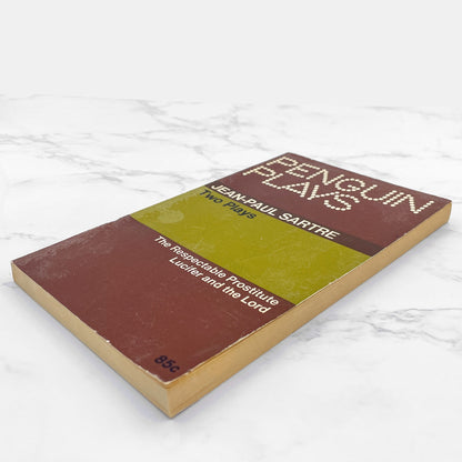 Two Plays: The Respectable Prostitute & Lucifer and the Lord by Jean-Paul Sartre [FIRST U.K. PAPERBACK PRINTING] 1963 • Penguin Books