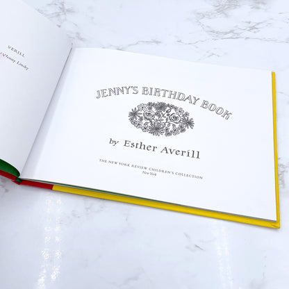 Jenny's Birthday Book by Esther Averill [HARDCOVER RE-ISSUE] 2005 • NYRB