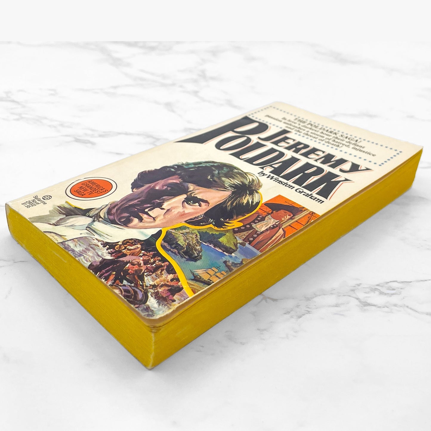 Jeremy Poldark by Winston Graham  [1977 PAPERBACK] • Ballantine Books • Poldark #3