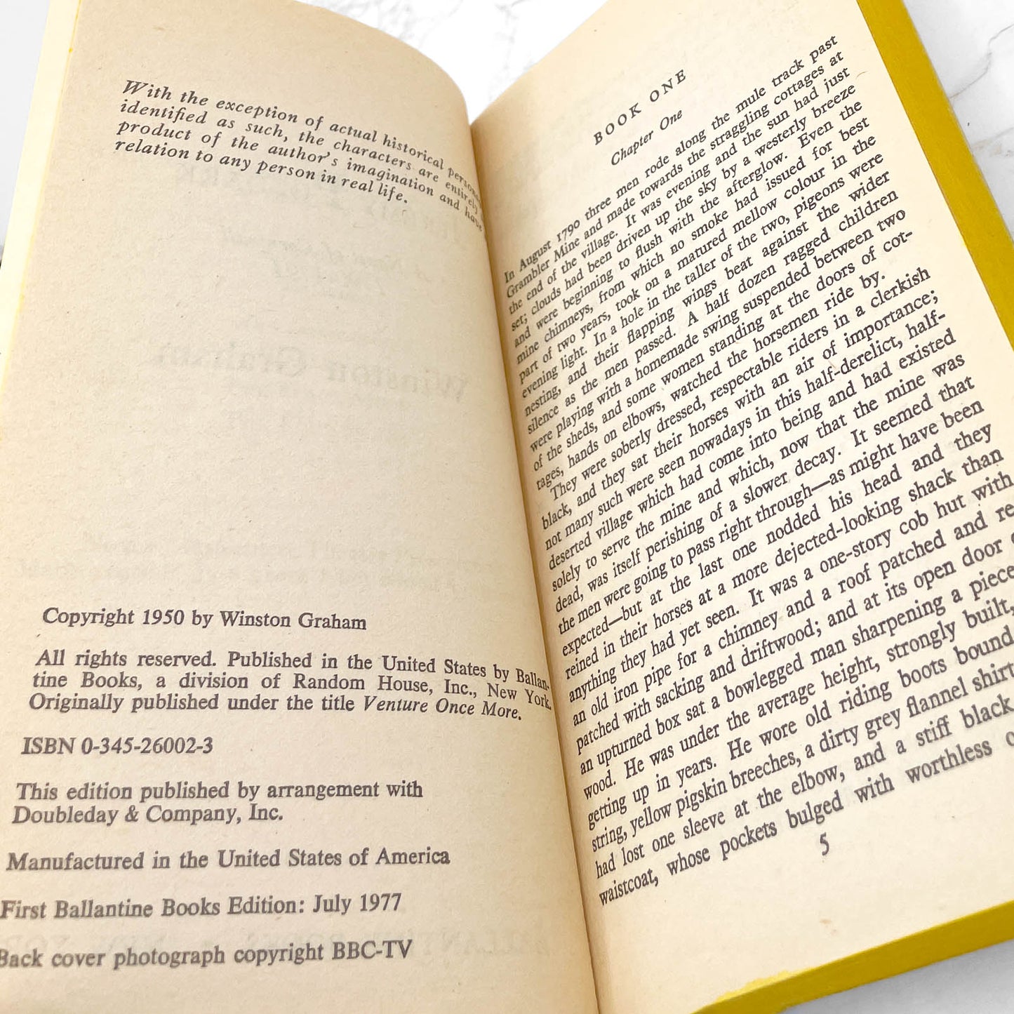 Jeremy Poldark by Winston Graham  [1977 PAPERBACK] • Ballantine Books • Poldark #3