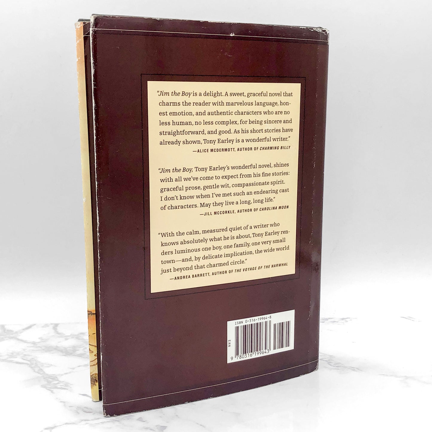 Jim the Boy by Tony Earley [FIRST BOOK CLUB EDITION] 2000 • Little Brown & Co.