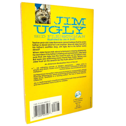 Jim Ugly by Sid Fleischman [FIRST PAPERBACK PRINTING] 1993 • Dell-Yearling